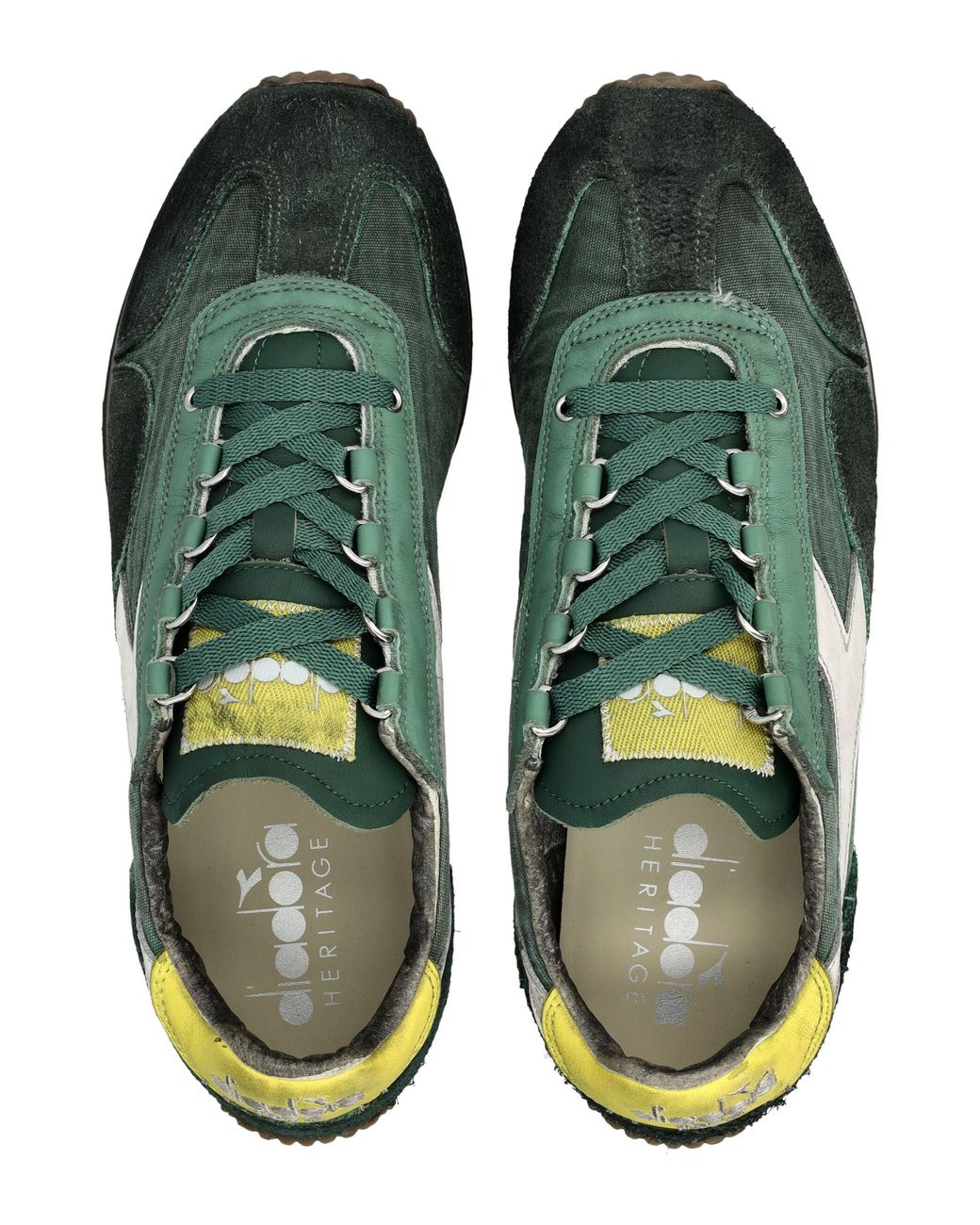 Diadora Heritage Equipe Dirty Sw Evo Sneakers in Green | Lyst Canada