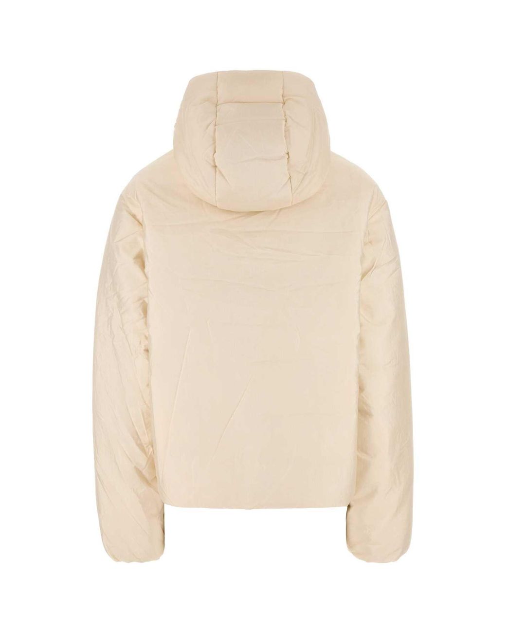 Jil Sander Natural Cream Nylon Blend Down Jacket