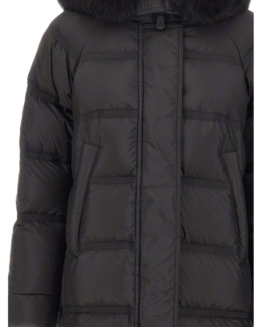 Peuterey Black Nylon Down Jacket