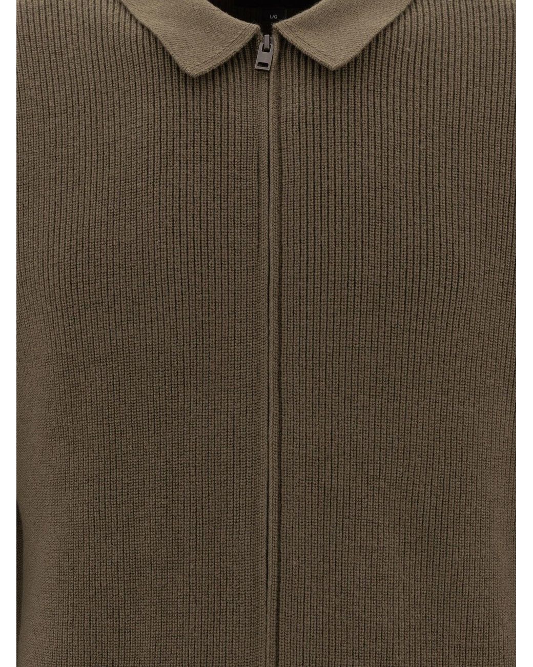 Cardigan Côtelé À Fermeture Zippée Vince pour homme en coloris Green