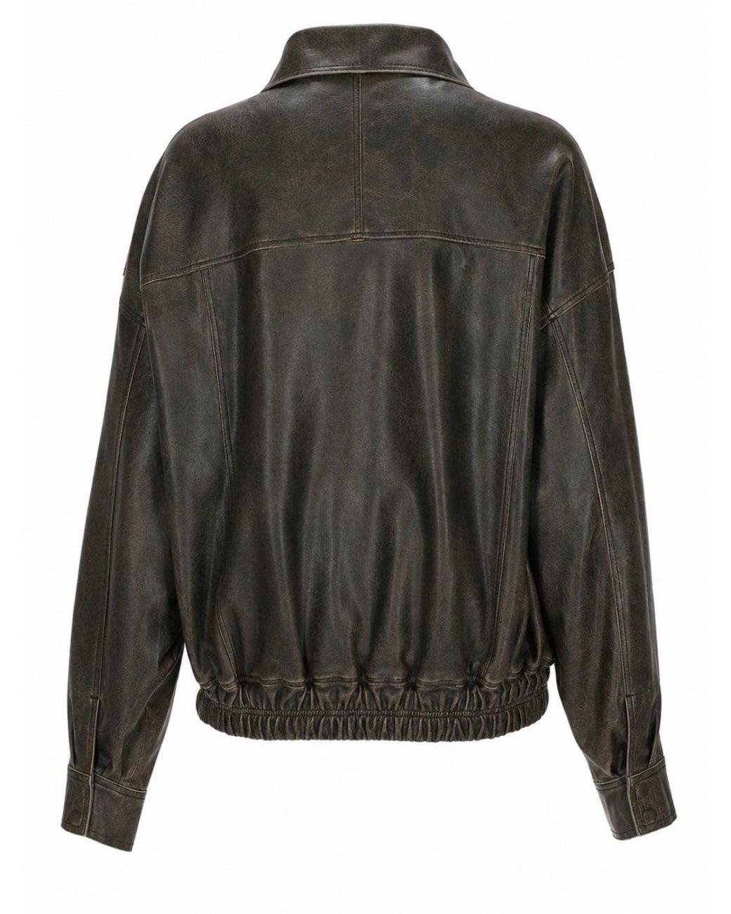 Alysi Black 100% Leather Jacket