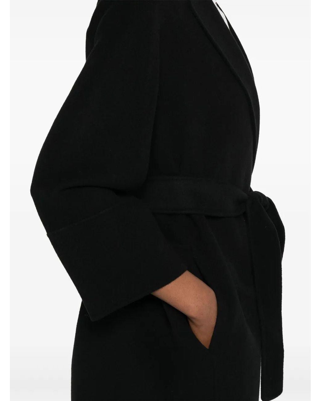 Max Mara Black Cappotto