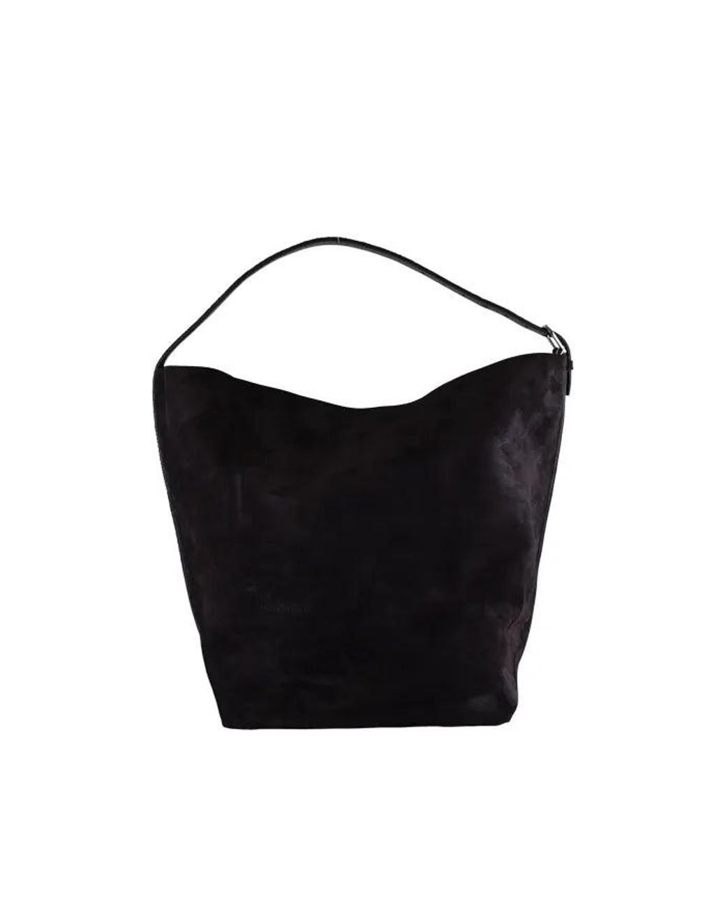 Totême Black Einkaufstasche mit Gürtel