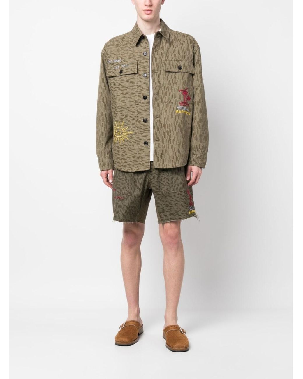 President's Green Shorts Brown for men
