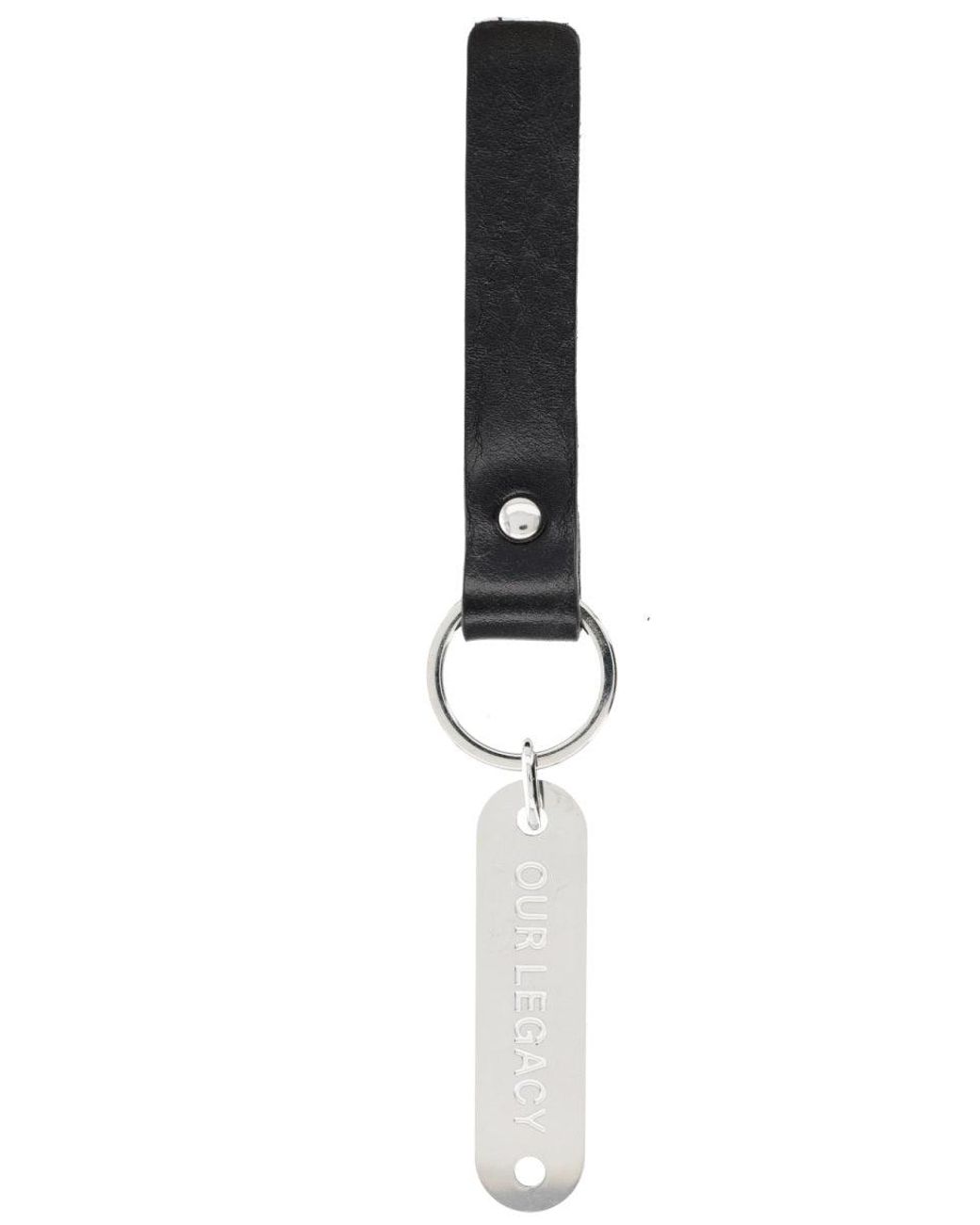 Our Legacy White Cow Leather Key Holder for men