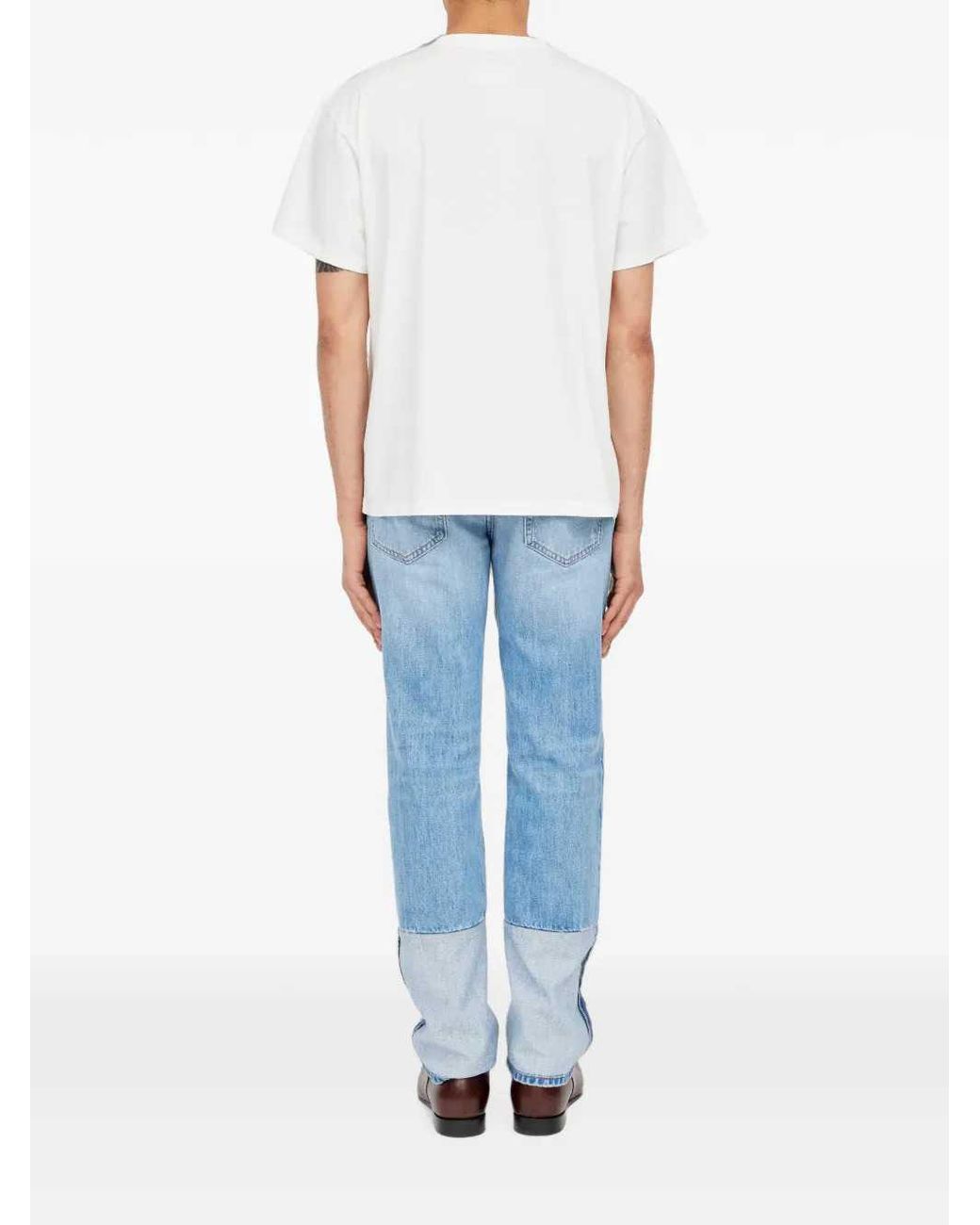 MM6 by Maison Margiela White Mannequin Print T Shirt
