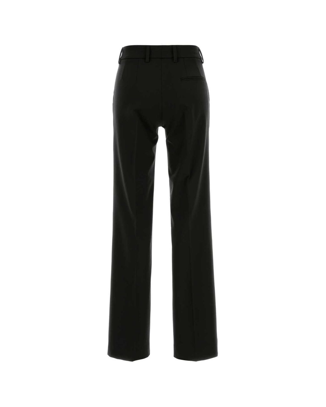 PT Torino Black Jodie Stretch Wool Pant