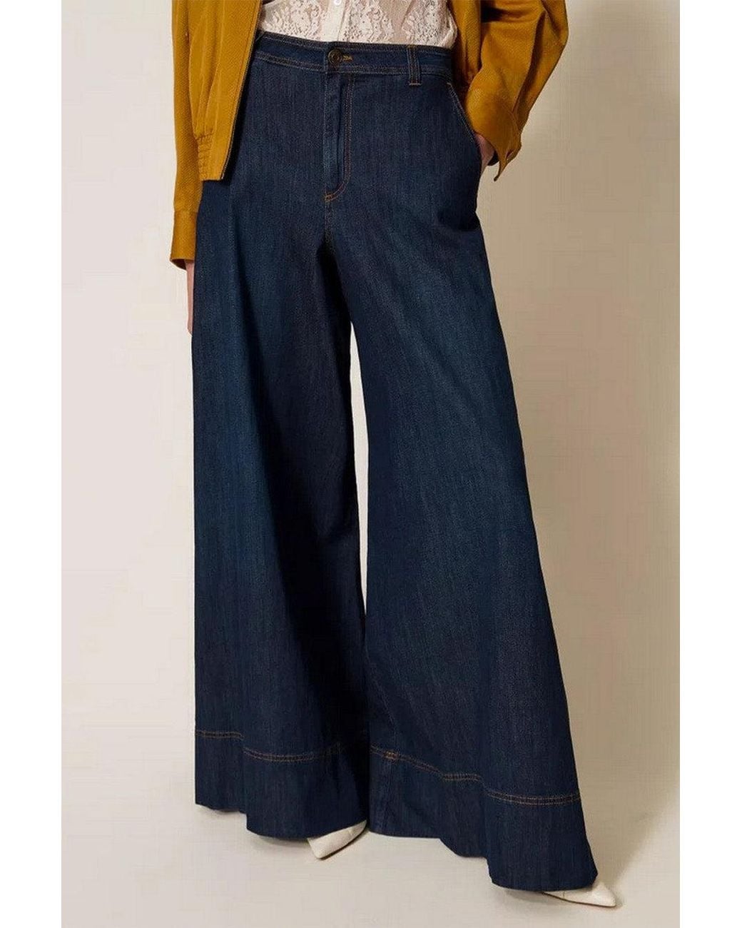 Jean Twinset en coloris Blue