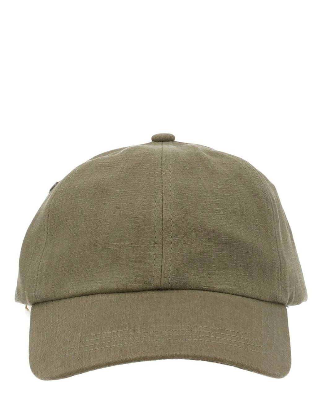 Paul Smith Green Linen Hat for men