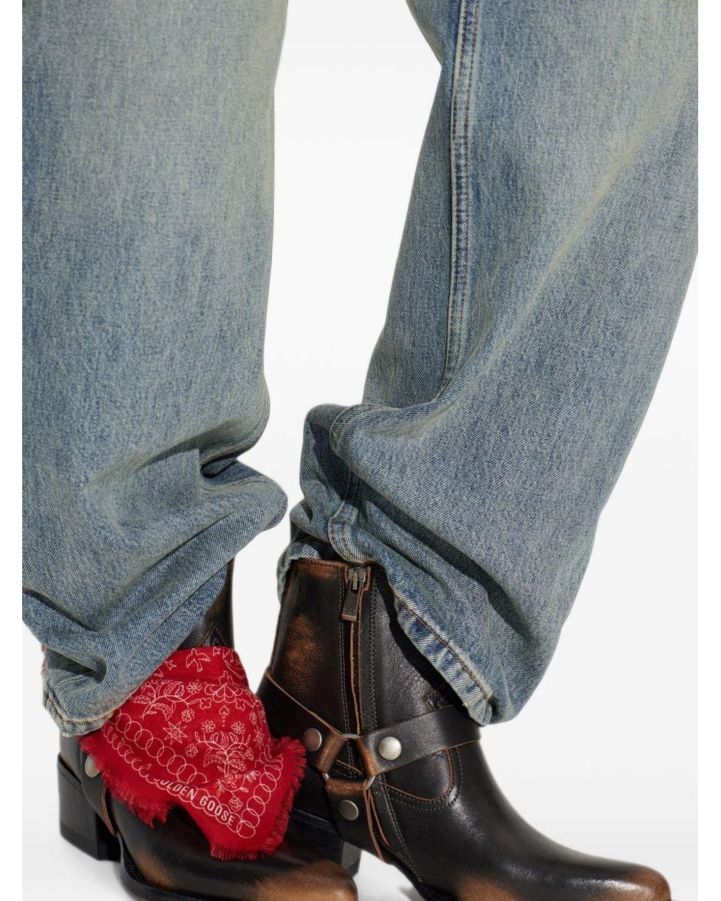 Golden Goose Deluxe Brand Red Debbie Boots
