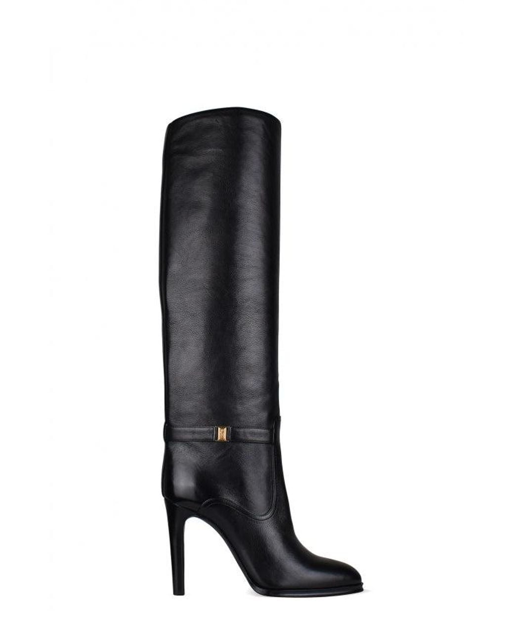 Saint Laurent Black Diane Boots