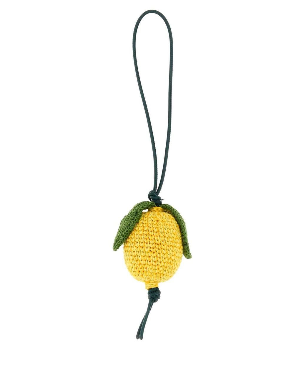 J.W. Anderson Metallic Jw Anderson Crochet Lemon Charm