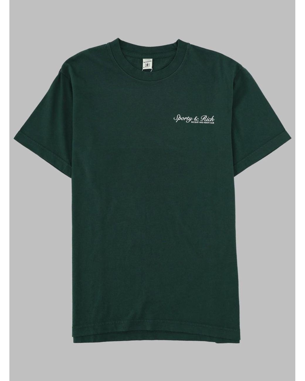 SPORTY&RICH Green T Shirt "Syracuse"