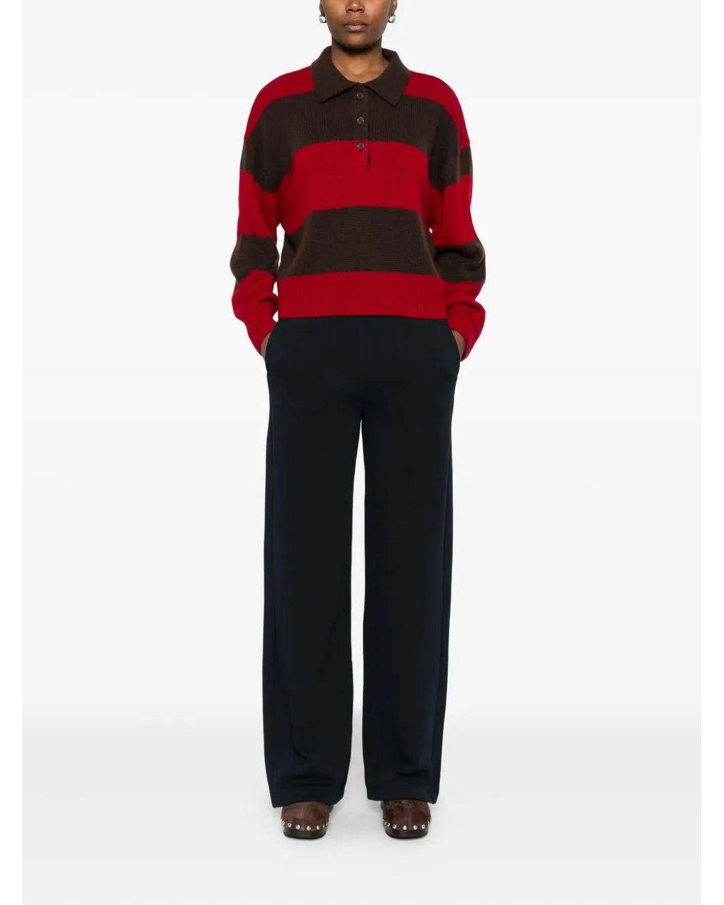 Max Mara Pantalone In Jersey in het Red