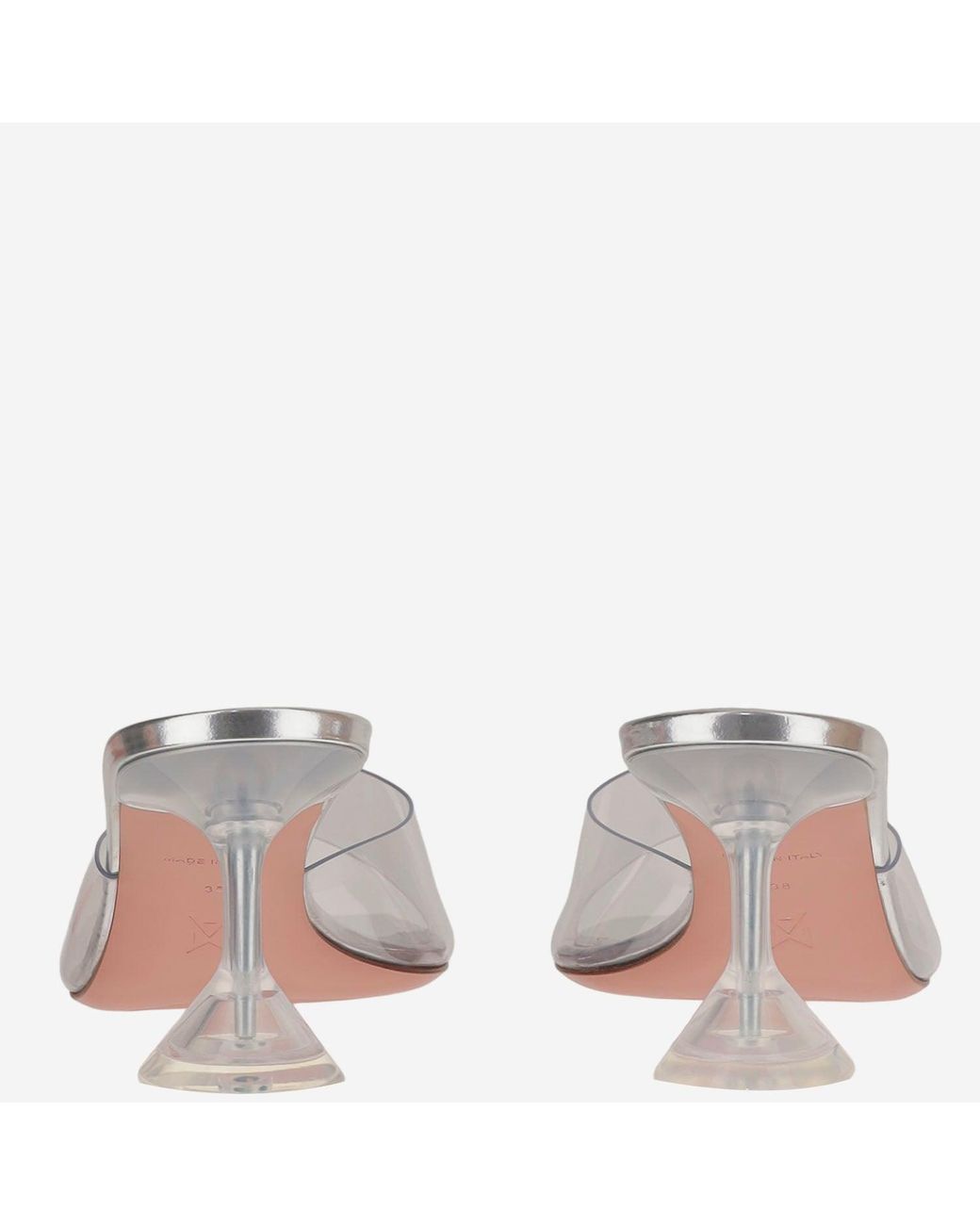 AMINA MUADDI Metallic Lupita Glassandalen