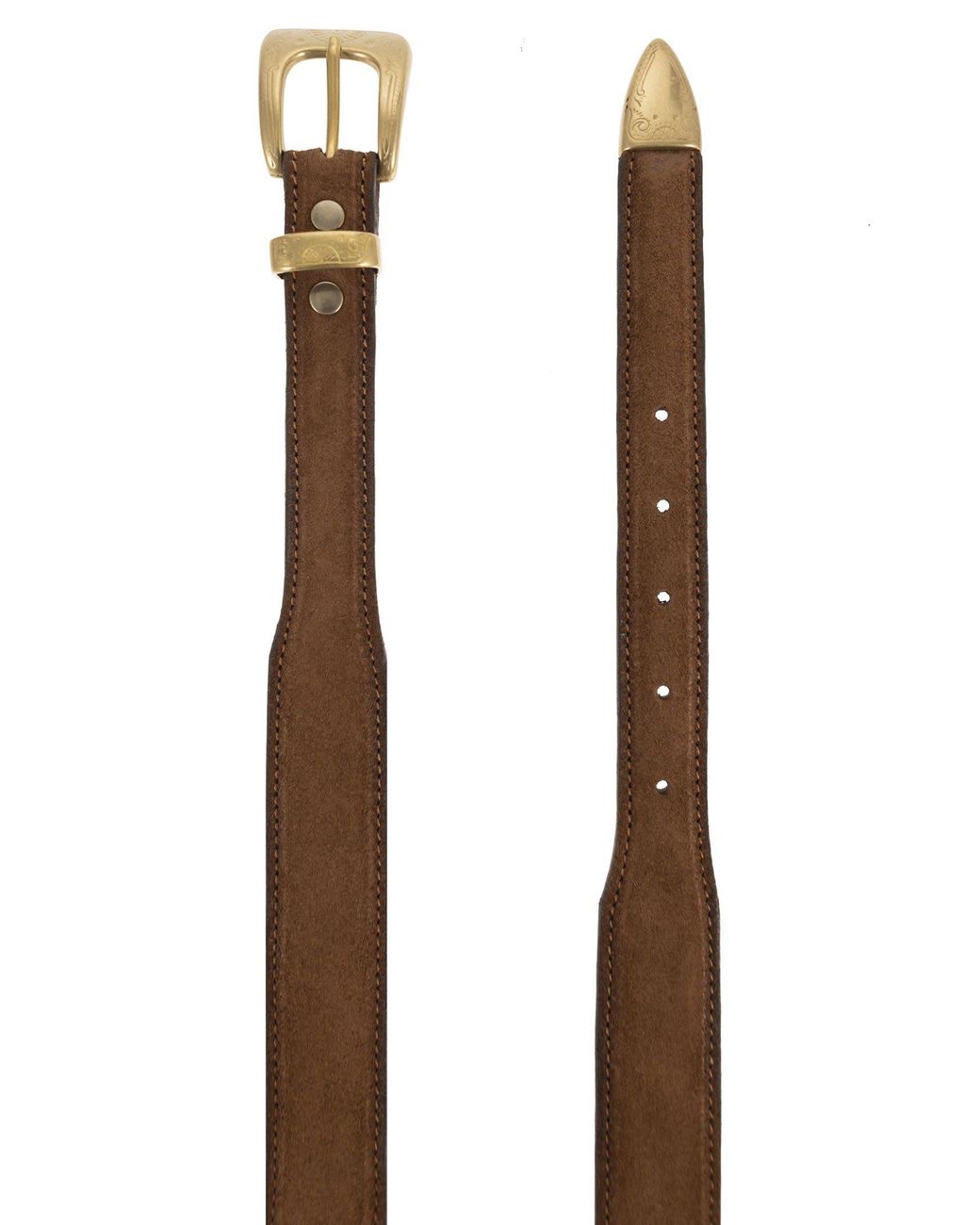 Alberto Luti White Western Belt