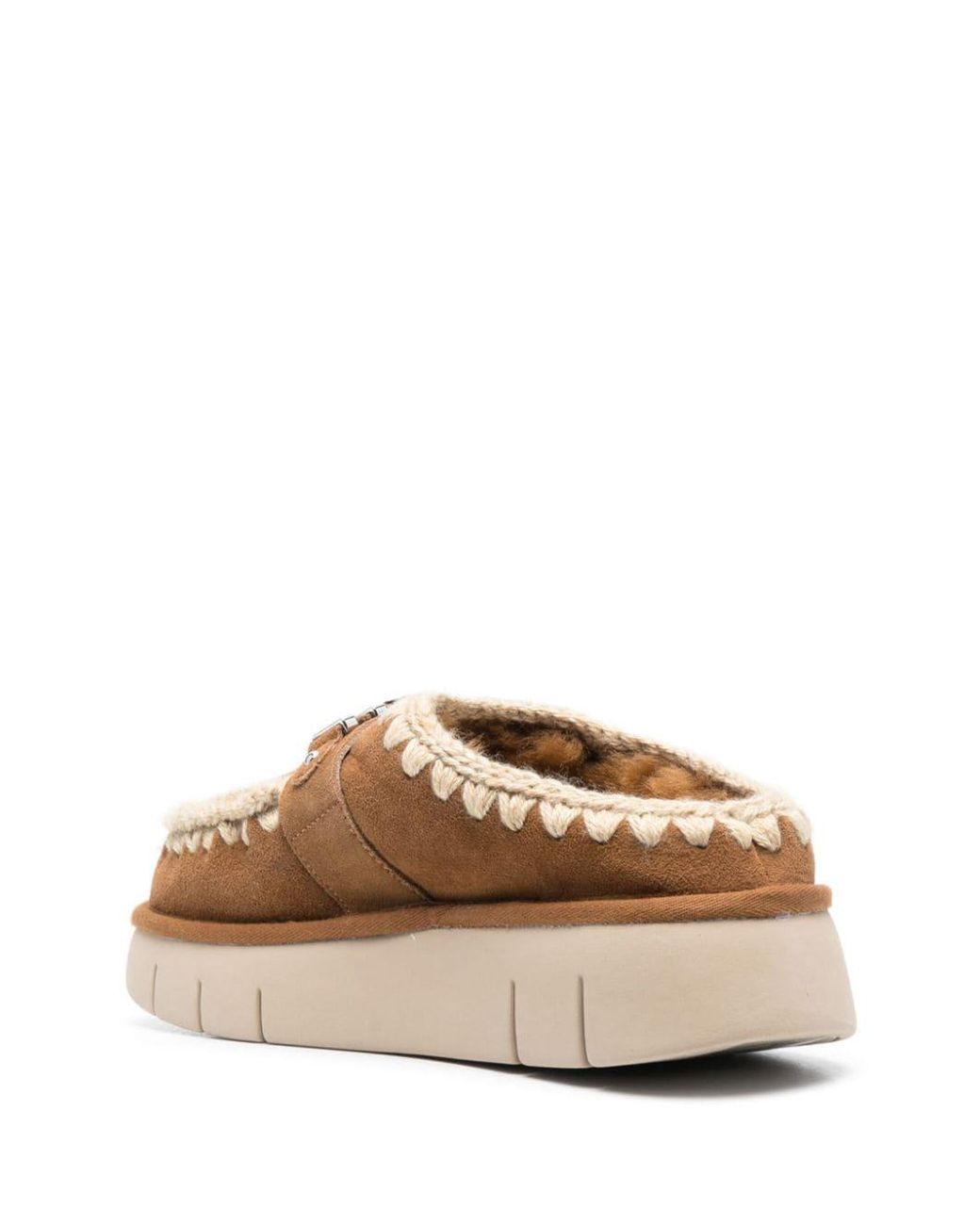 Mou Brown Mules Mit Bb-Schild