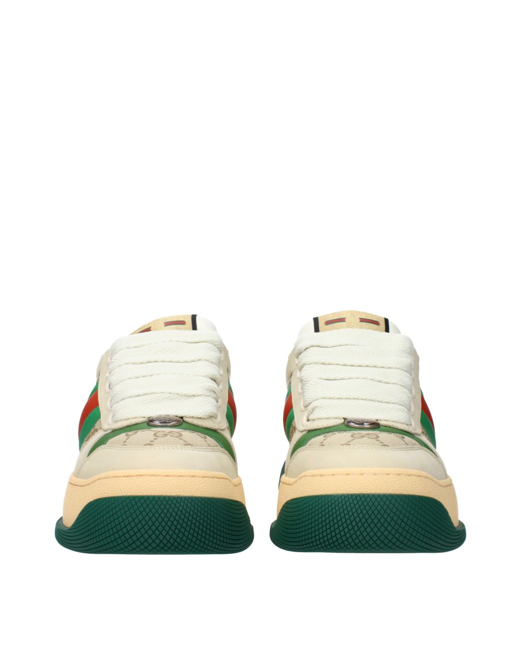 Gucci Green Screener Sneakers Suede