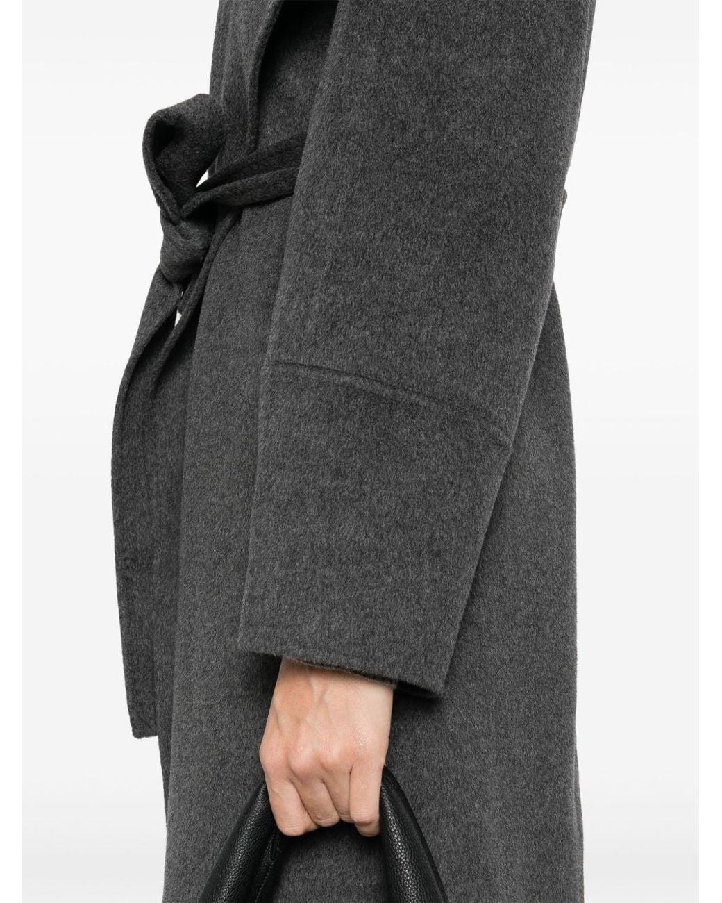 Soft Goat Gray Wool Coat