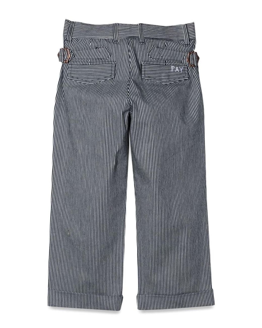 Fay Gray Fabric Pants