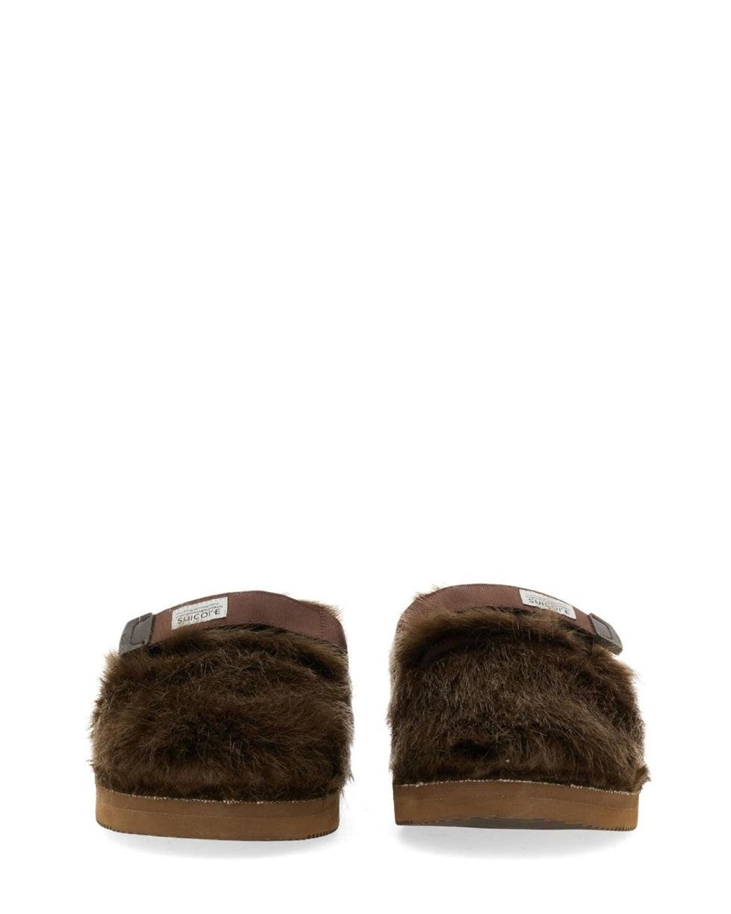 Suicoke Brown Solid Sandals for men