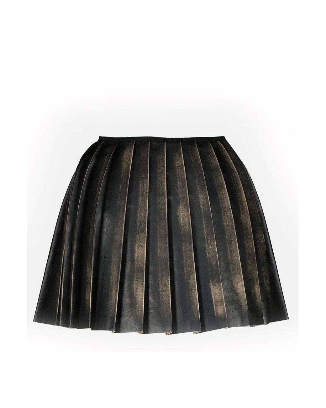 DIESEL Black Crepe Mini Skirt