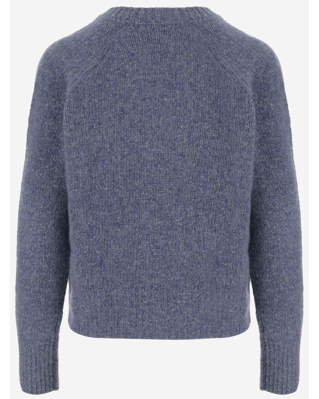 Allude Blue Cashmere Sweater