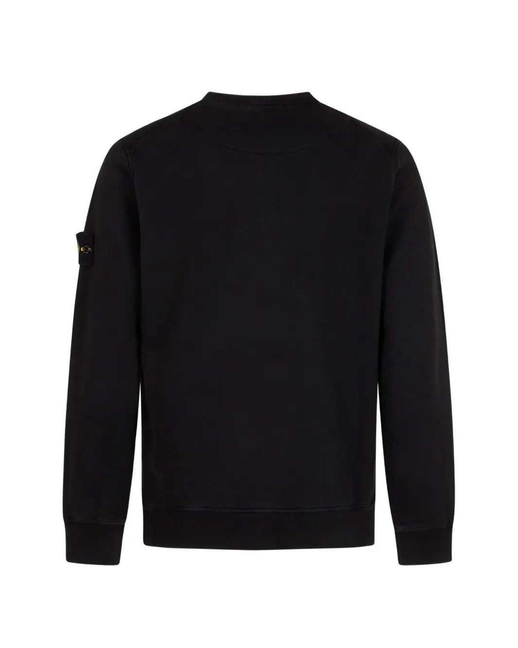 Stone Island White Logo-Patch Sweatshirt for men