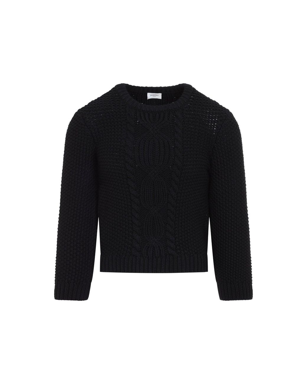 Saint Laurent Black Wool Sweater for men