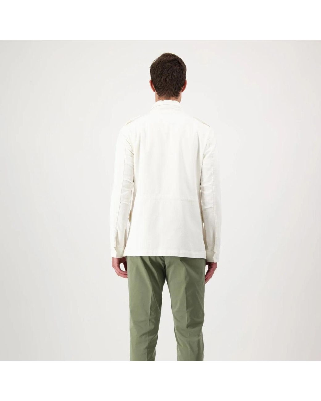 AUTORE White Cotton Field Jacket