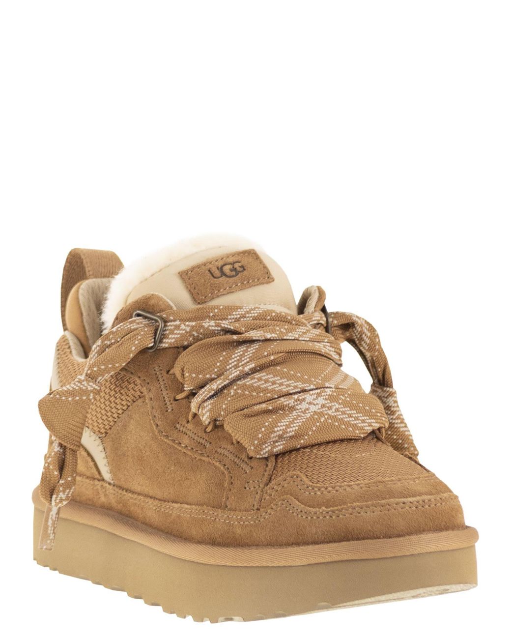 Ugg Brown Lowmel Suede Sneakers