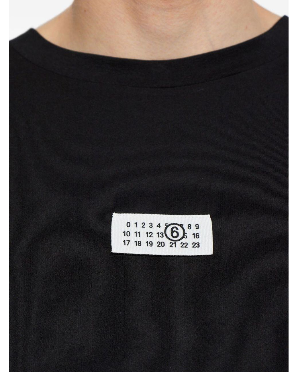 MM6 by Maison Margiela Blue Cotton T-Shirt