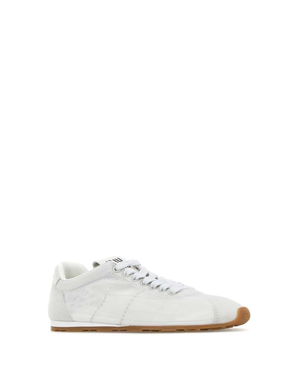 Miu Miu White Logo Sneakers