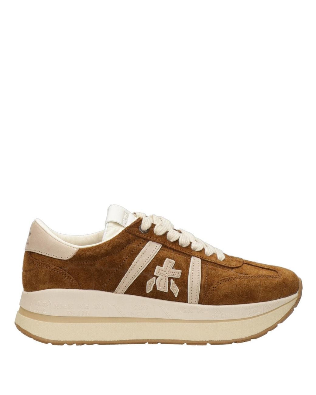Baskets Camel Premiata en coloris Brown