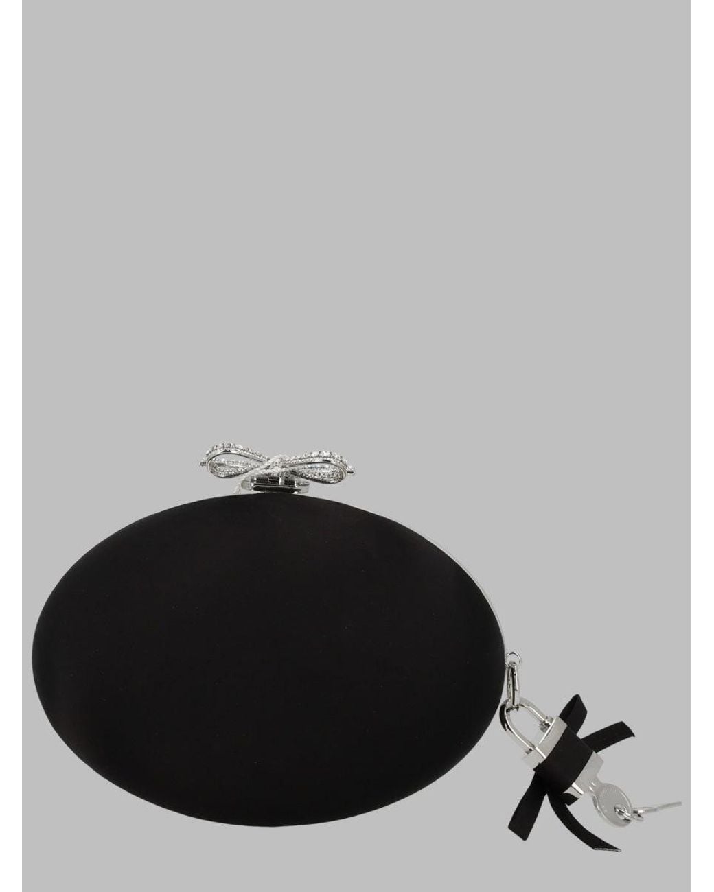 Self-Portrait Black Mini Clutch Bag