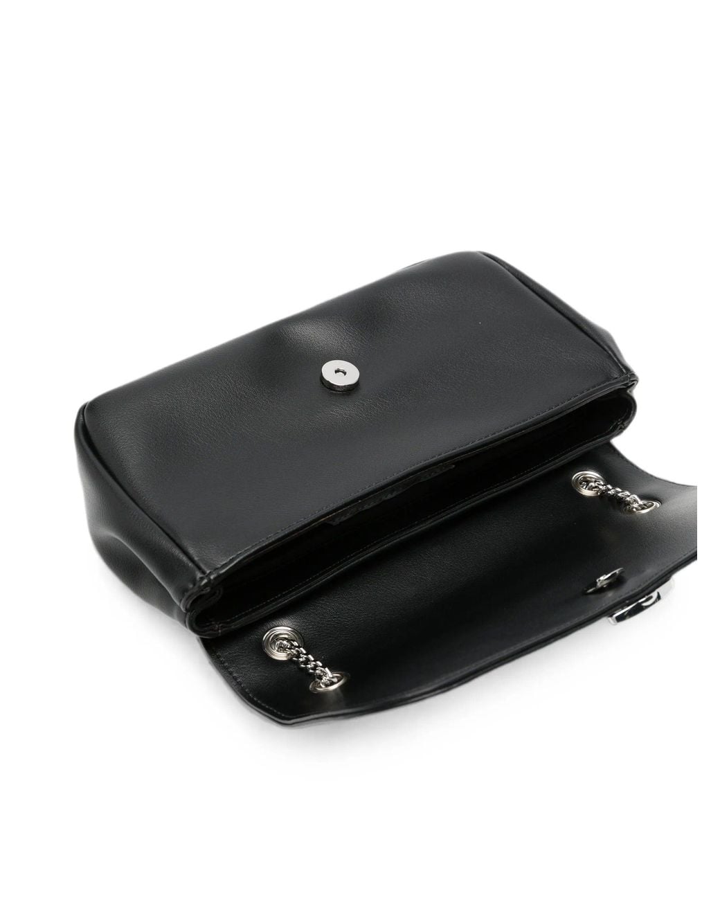 Vivienne Westwood Black Chain Crossbody Purse