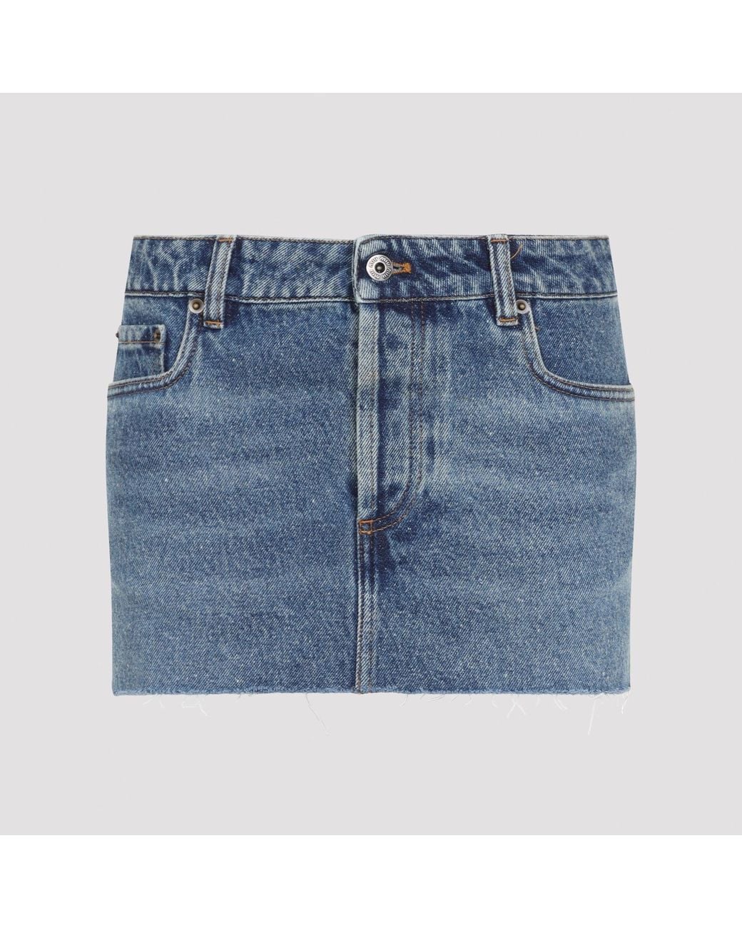 Miu Miu Blue Denim Skirt
