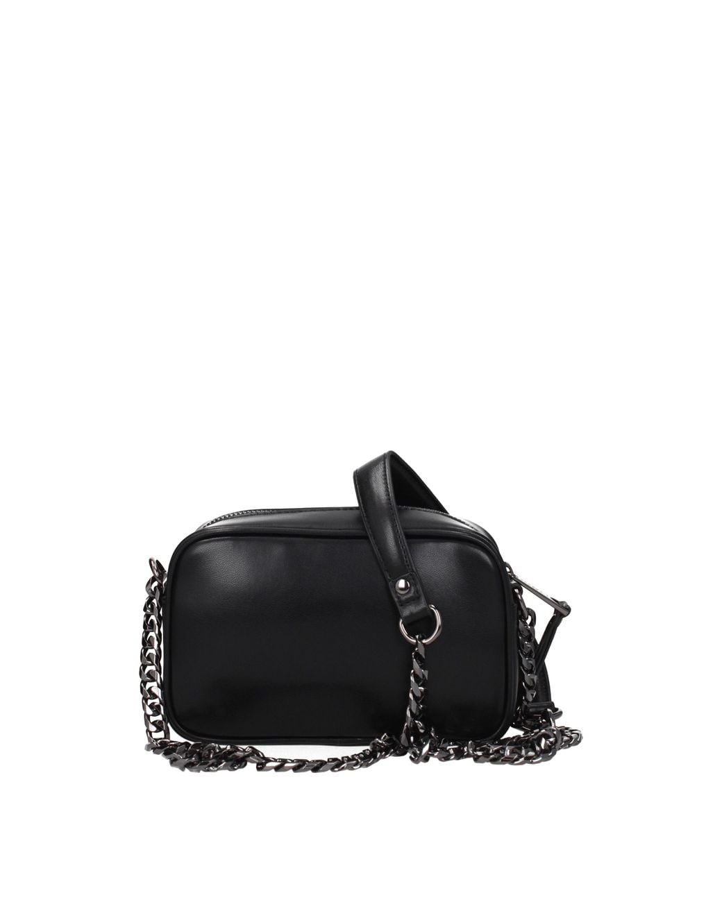 John Richmond Black Crossbody Bag Polyurethane