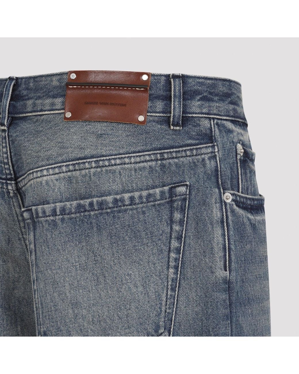 Dries Van Noten Blue Peyter Jenas for men