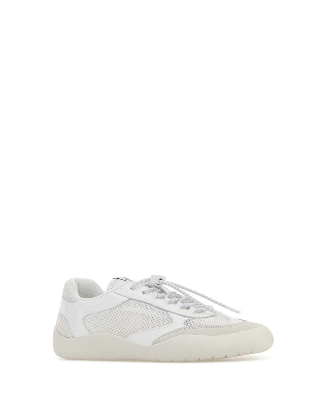 Prada White Laced Shoes