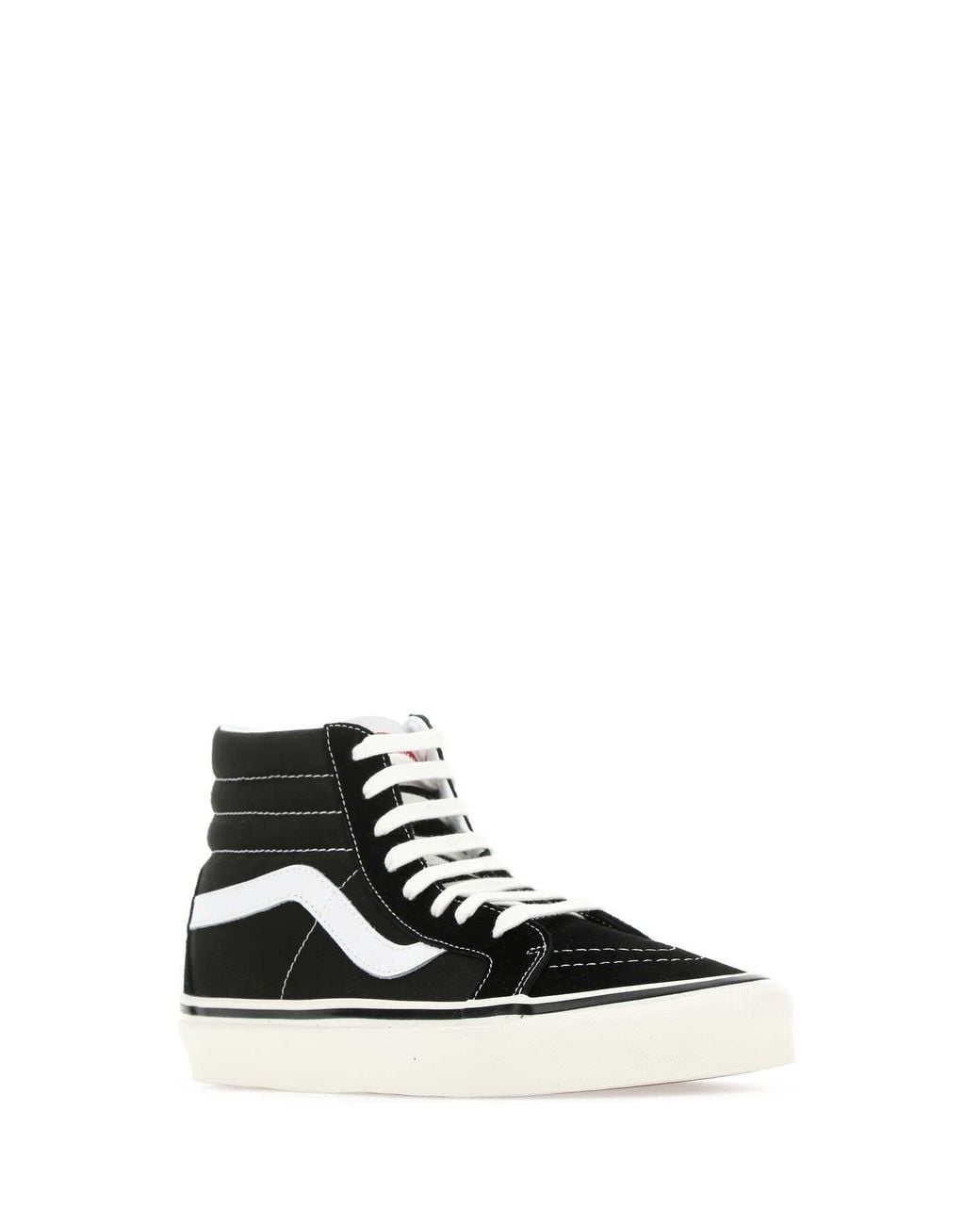 Vans Black Canvas Sk8-Hi Sneakers