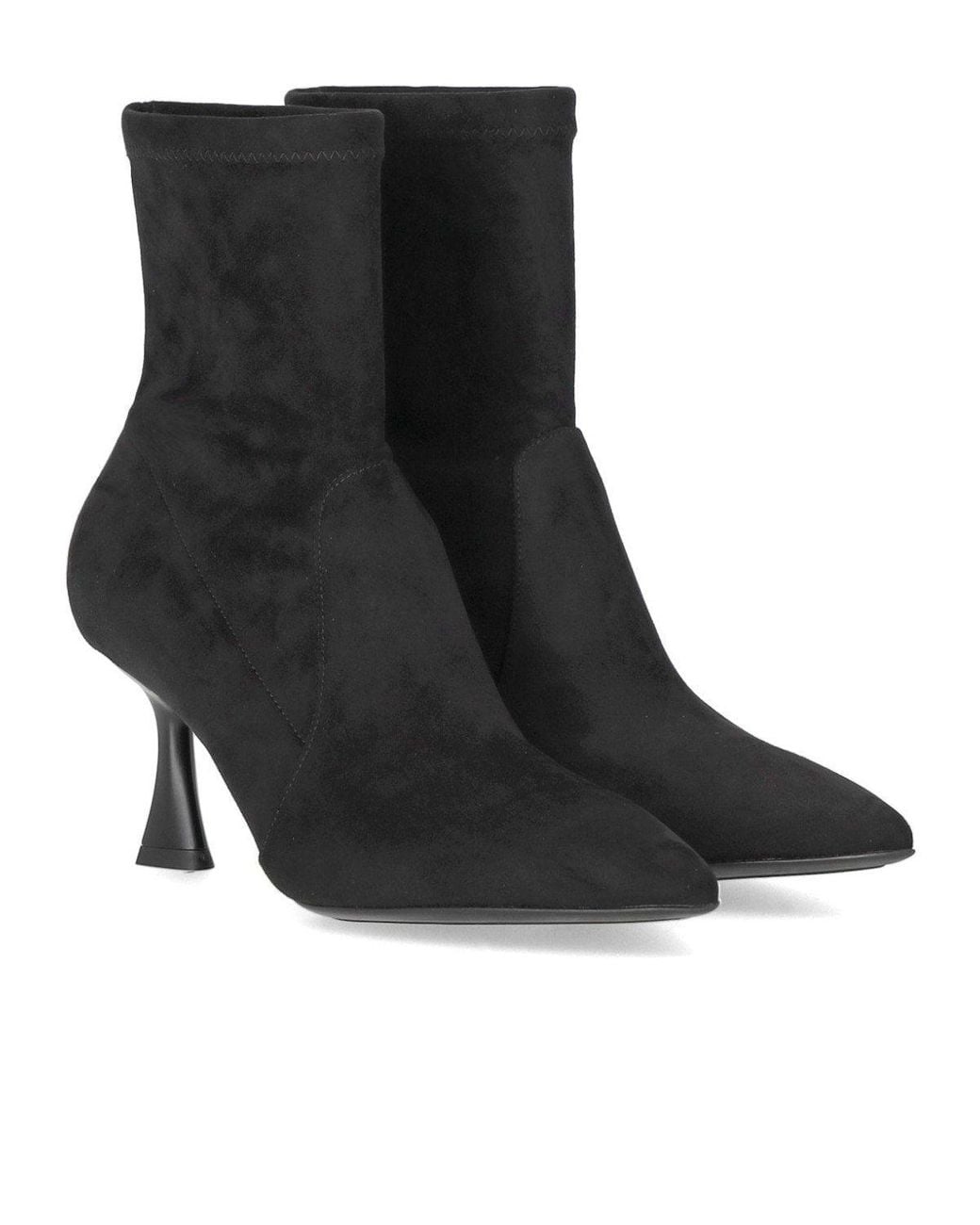 Sergio Levantesi Black Janet Heeled Ankle Boot