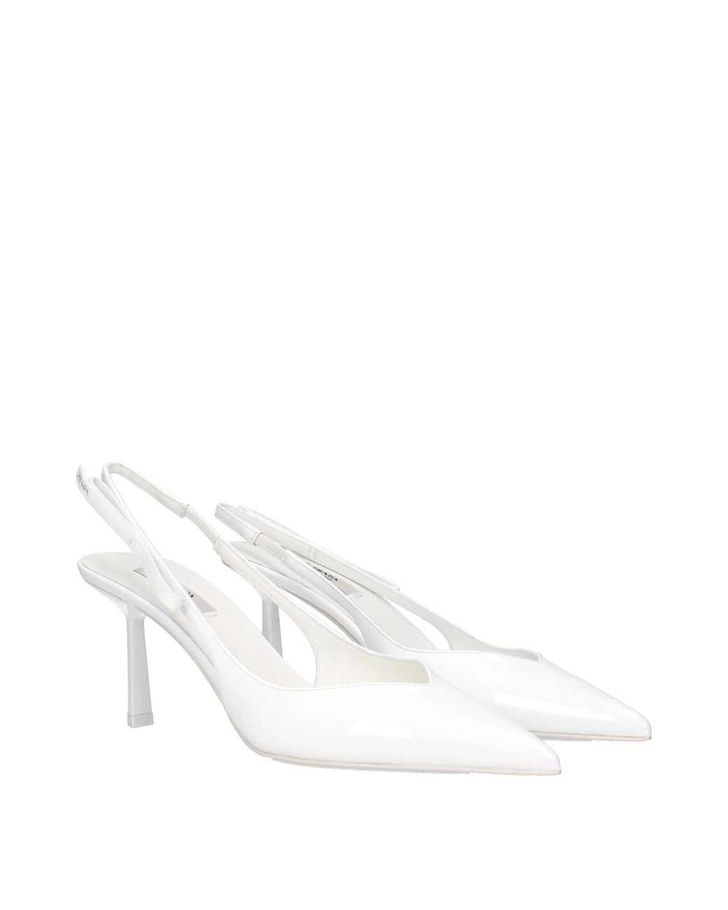 Prada White Sandals For Paint