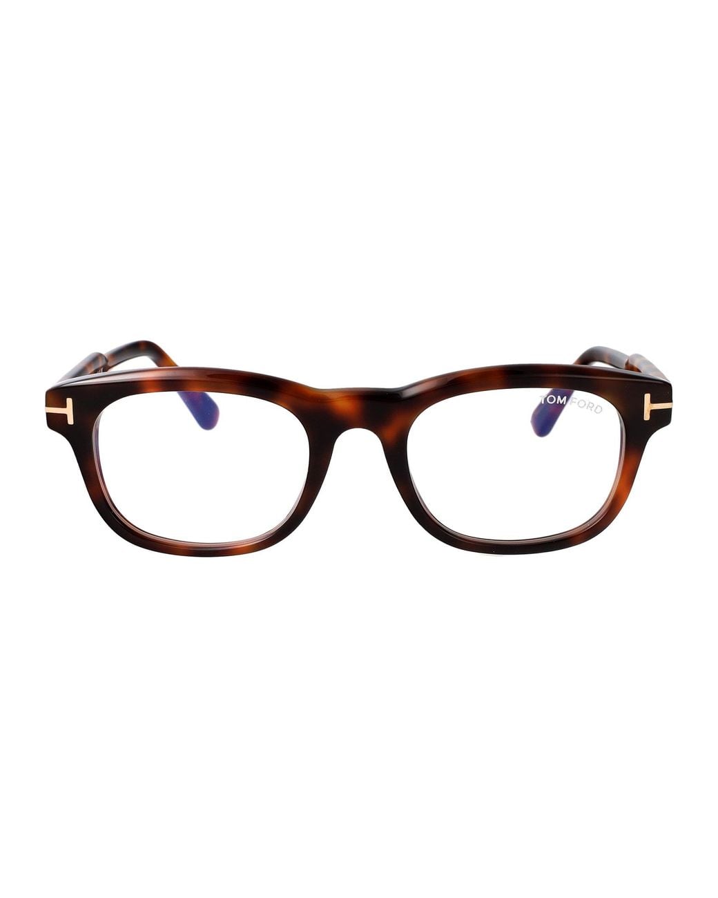 Tom Ford Brown Round Optical Ft6180 B 53