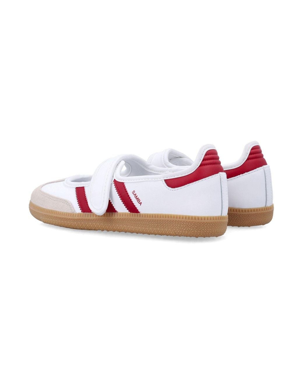 Adidas Originals Pink Girls Samba Strap Sneakers