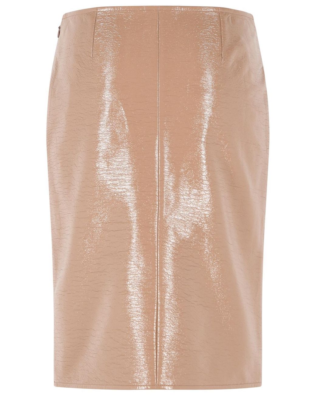 Courreges 'bronzer' Vinylrok in het Natural