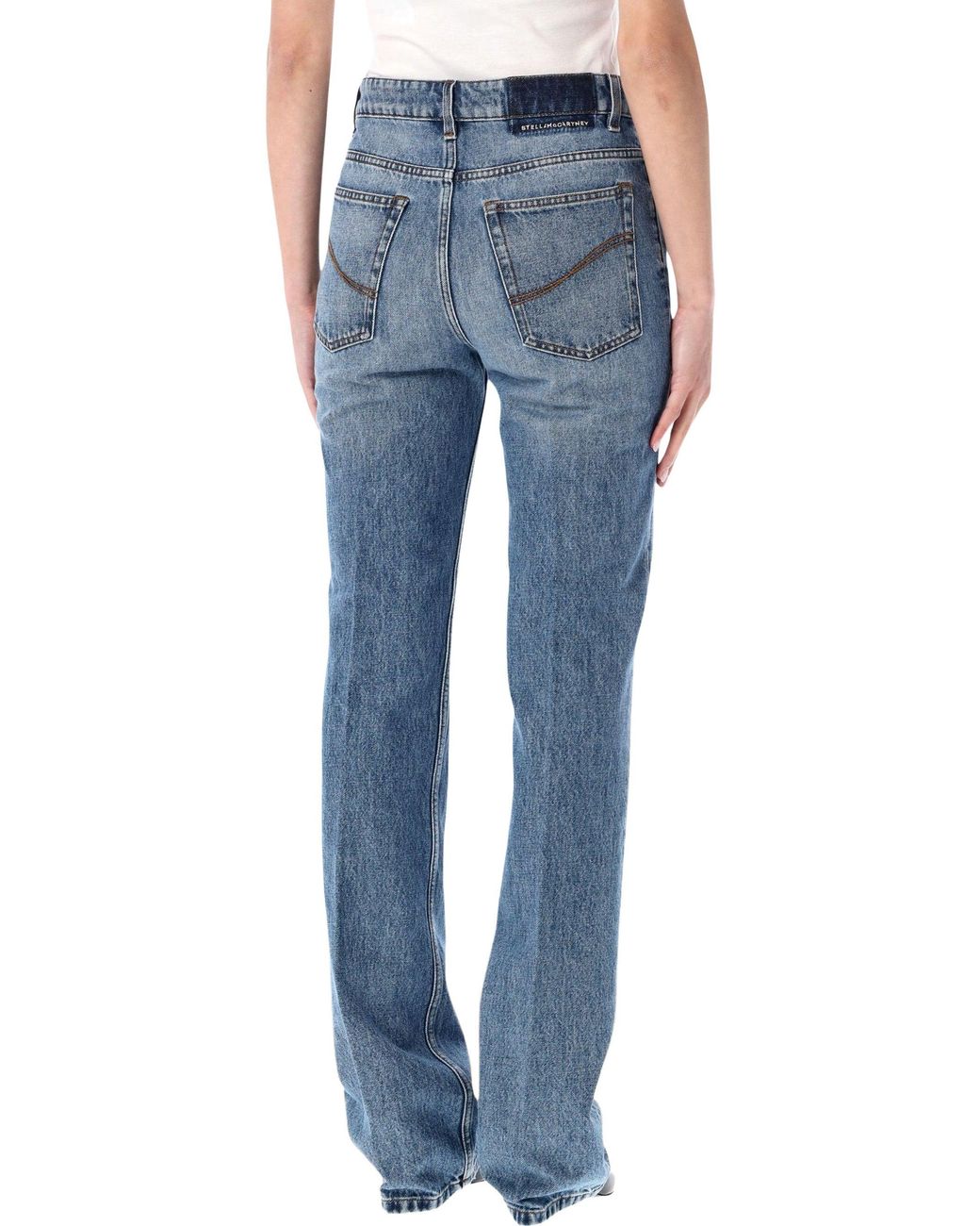 Stella McCartney Blue Iconic Mid Vintage Jeans For