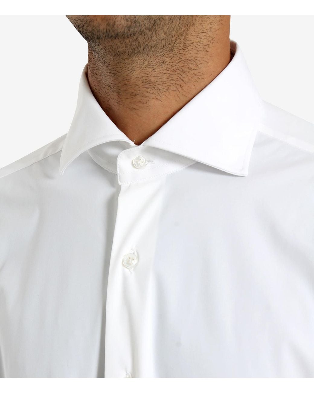 Barba Napoli Overhemden Wit in het White