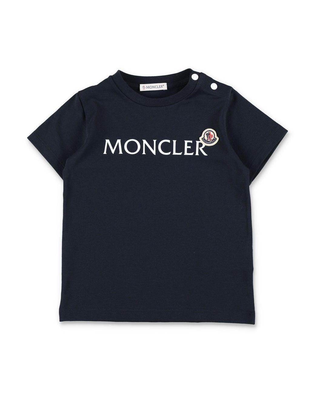 Moncler Blue Boys' Cotton Stretch T-Shirt