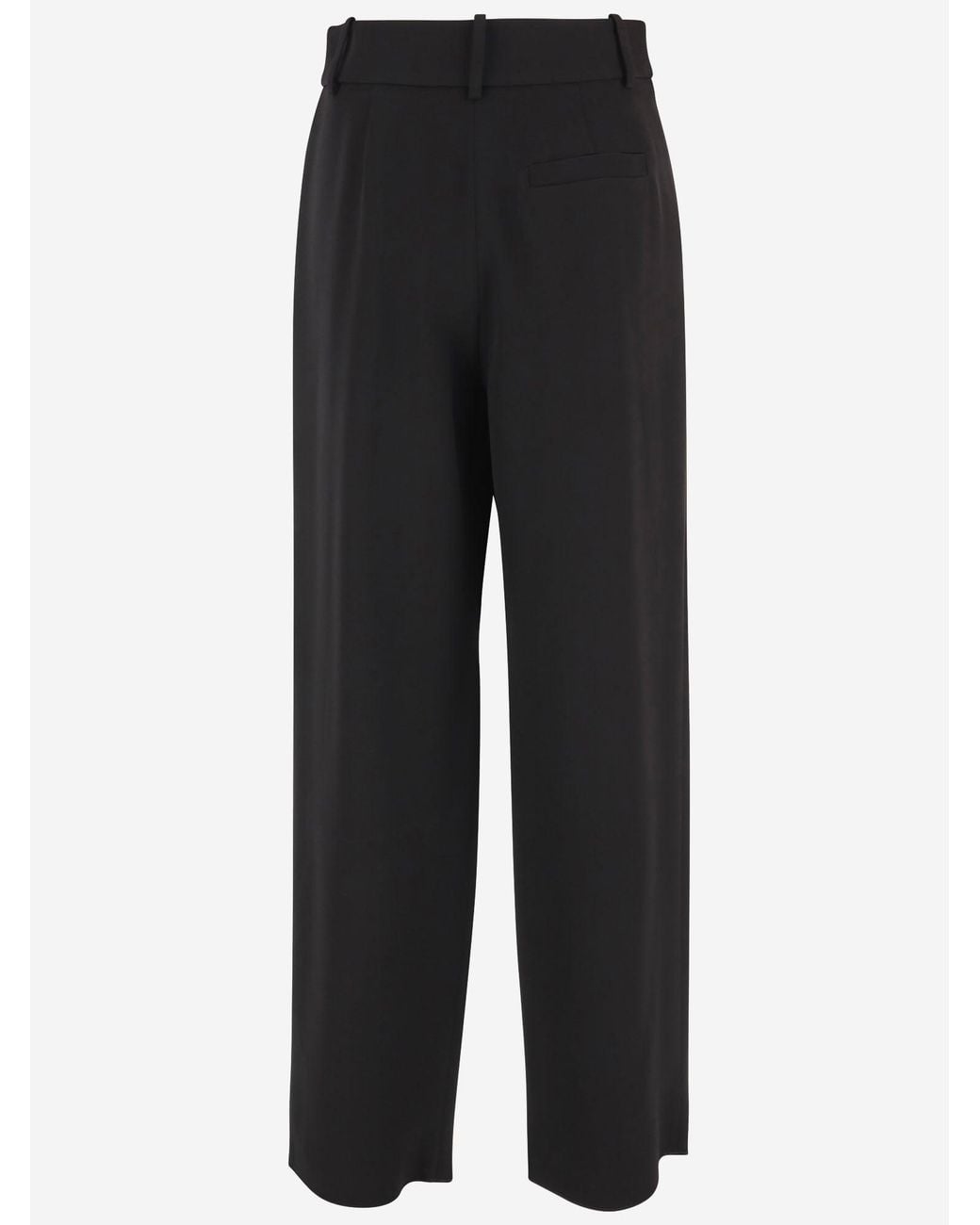 Giorgio Armani Black Silk Pants